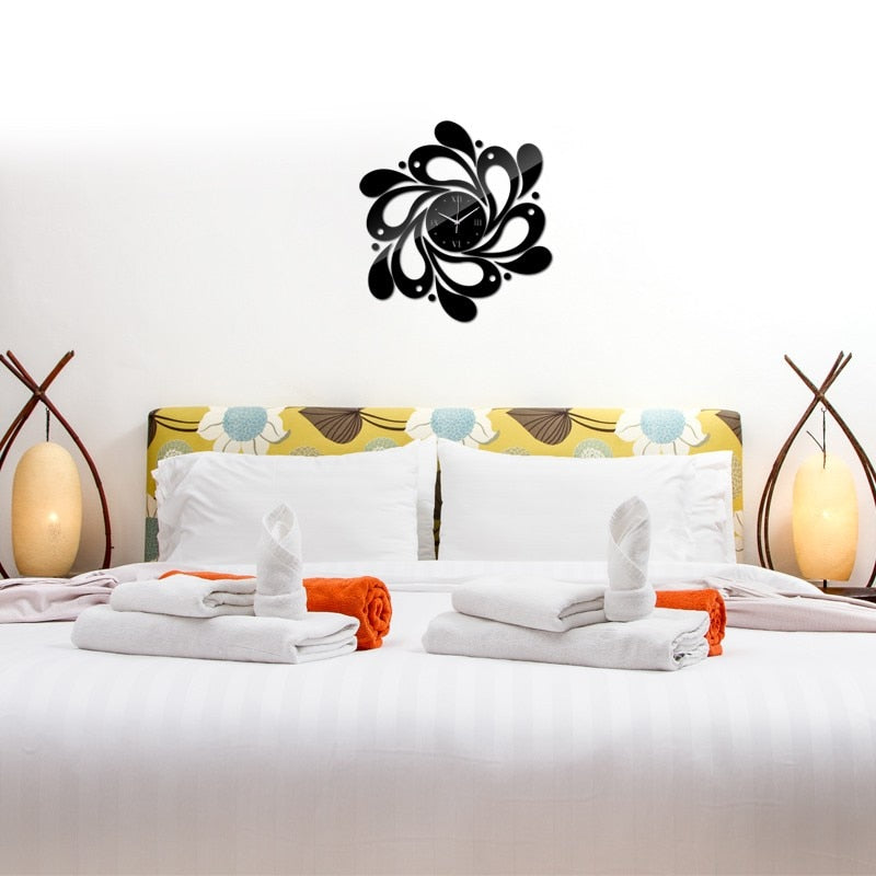 Black Mirror of Time Clock Mirror