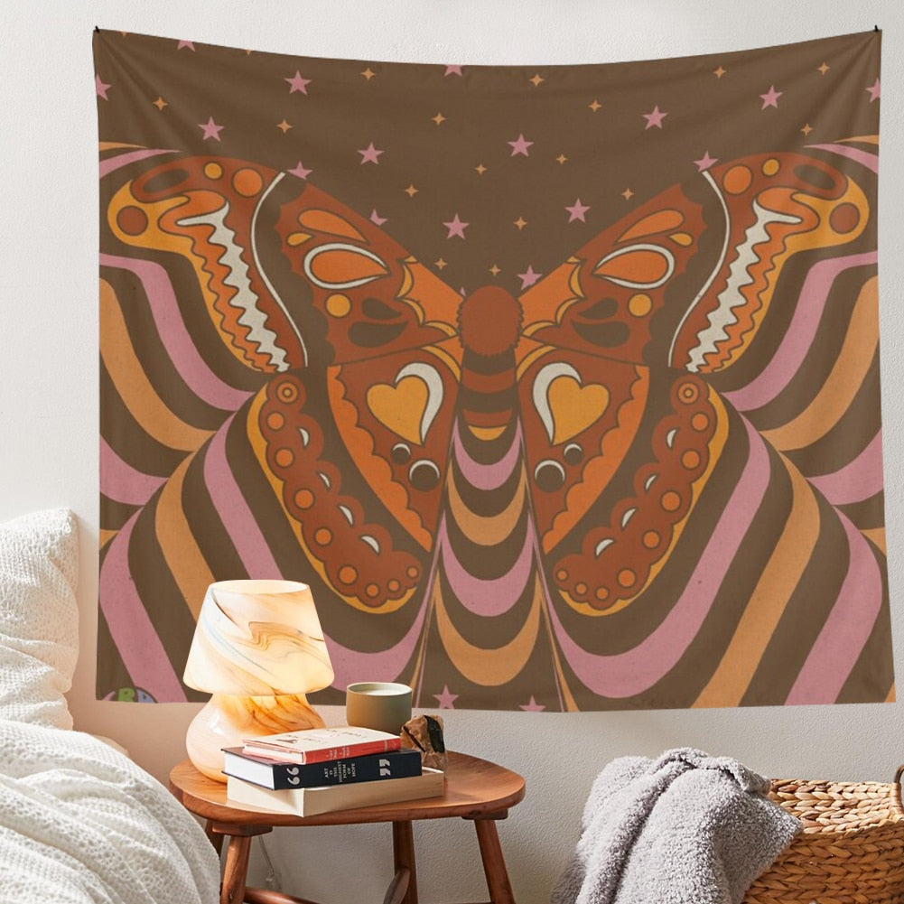 Vintage Butterfly Tapestry