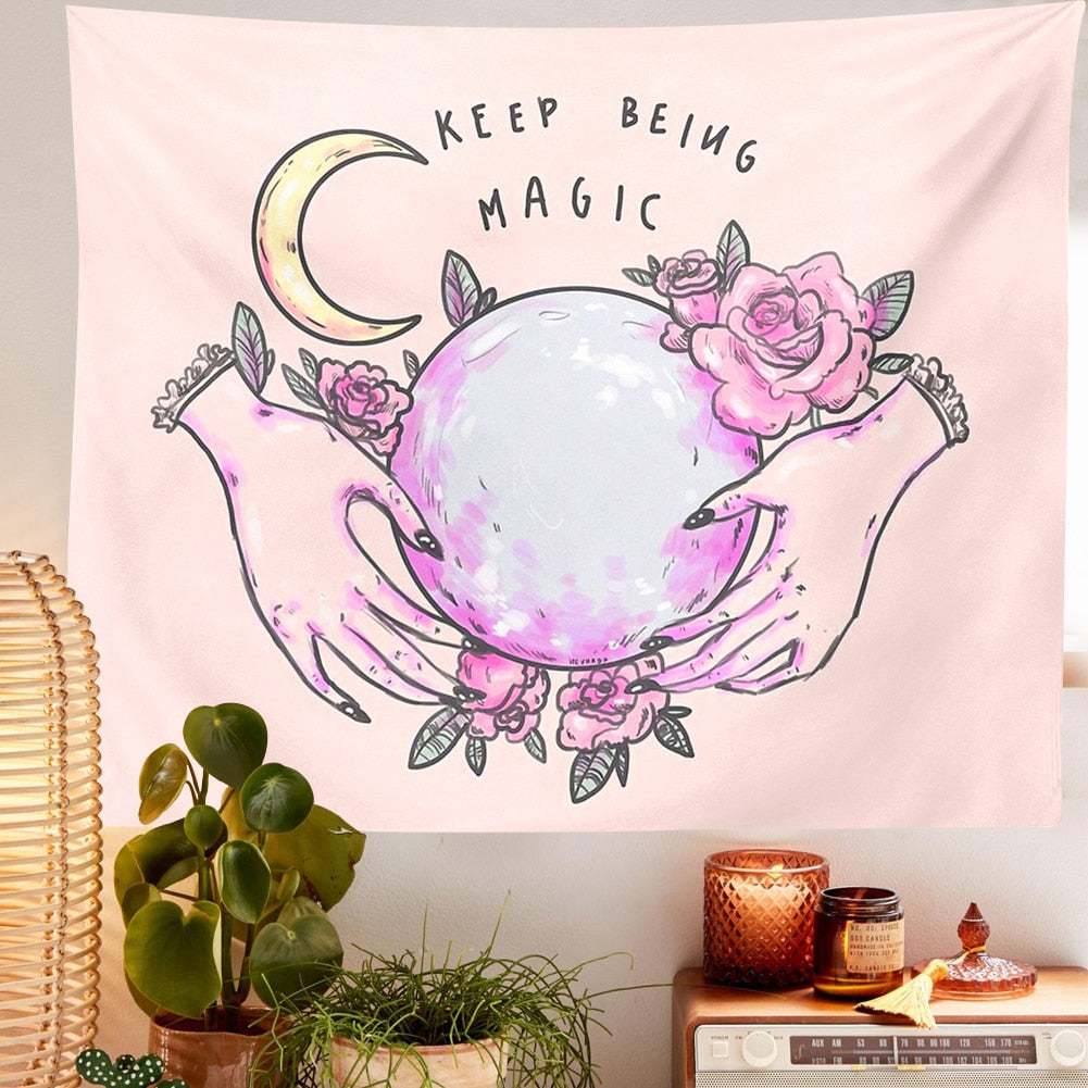 Keep Being Magic Tapestry