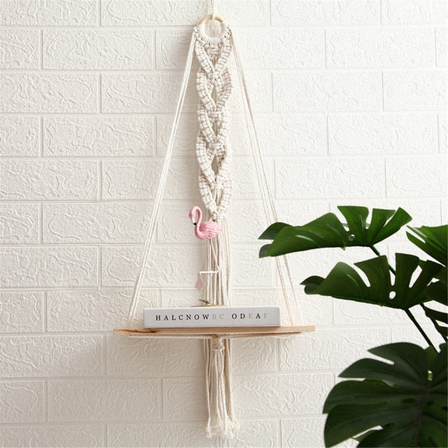 Boho Hanging Shelf