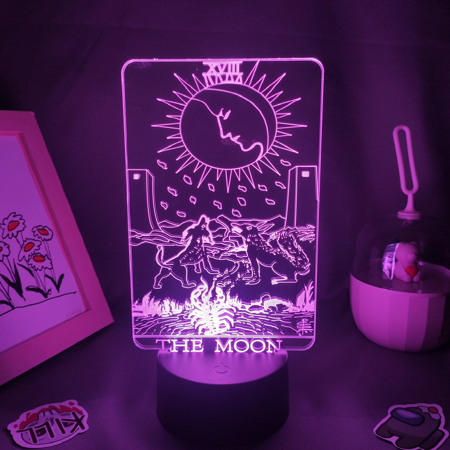 The Moon Tarot Lava Lamp