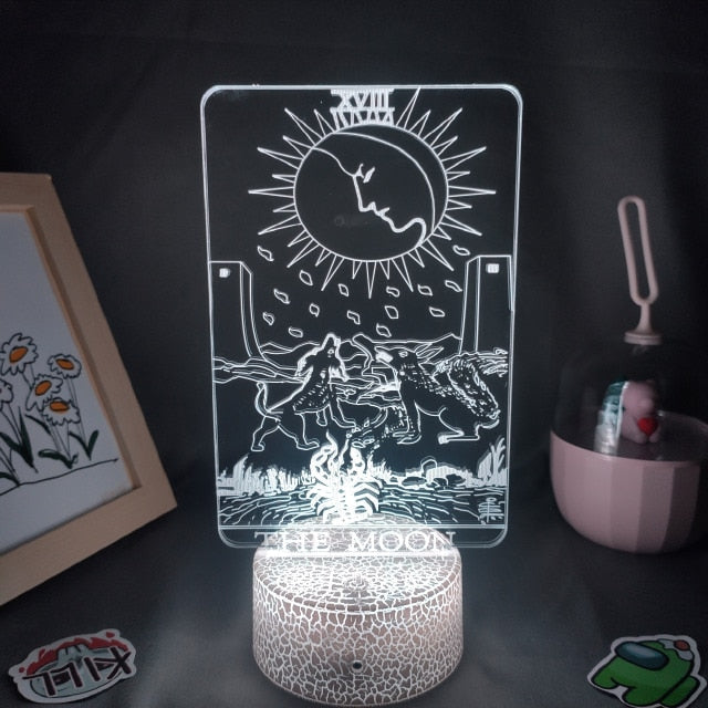 The Moon Tarot Lava Lamp