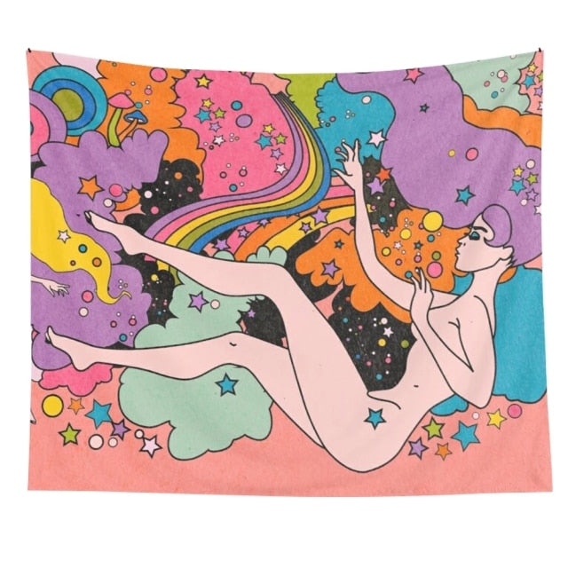 Trippy Child Tapestry