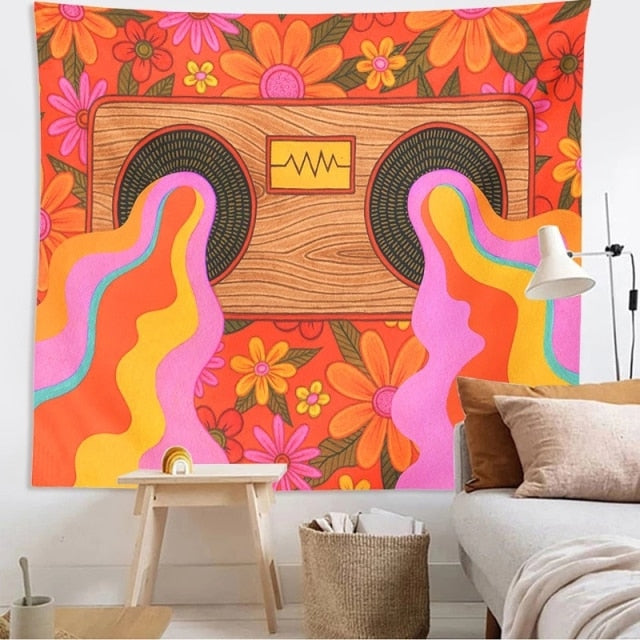 Trippy Tunes Tapestry