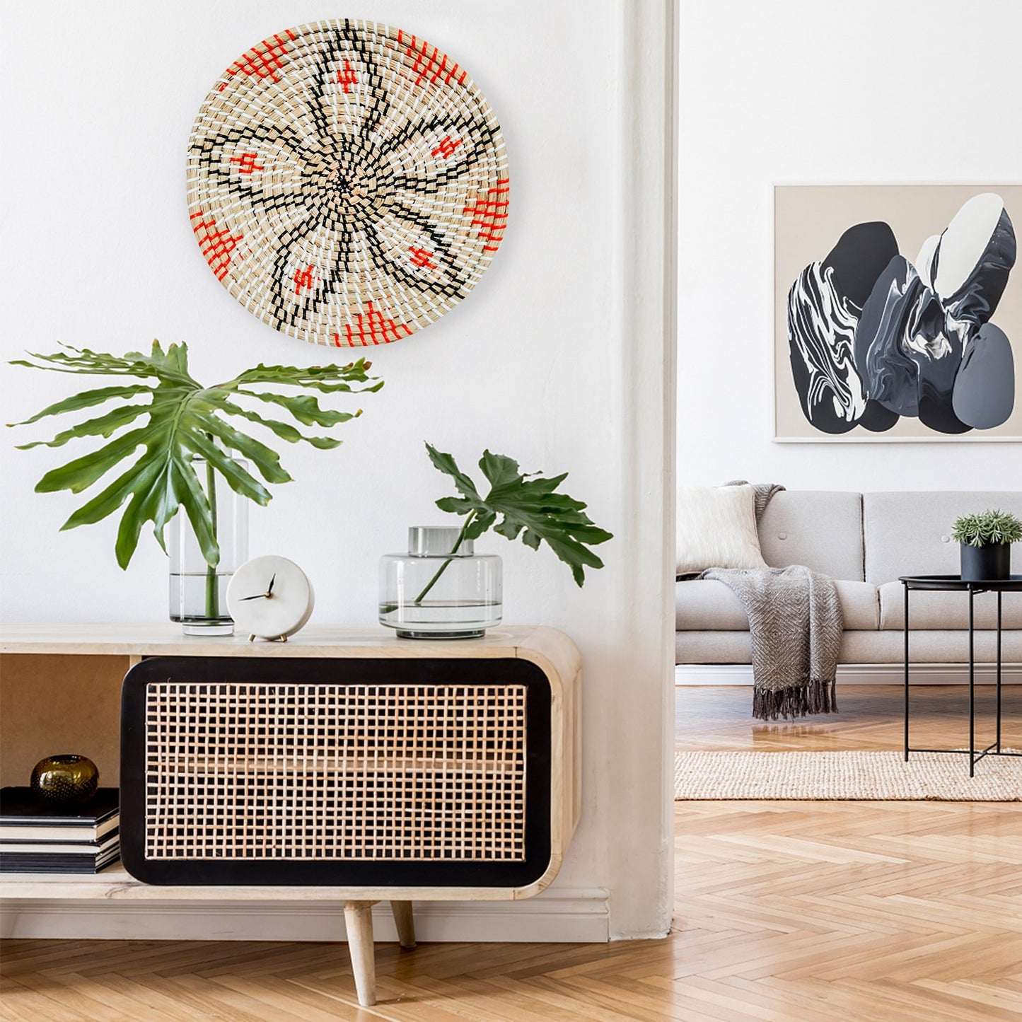 Woven Basket Wall Art