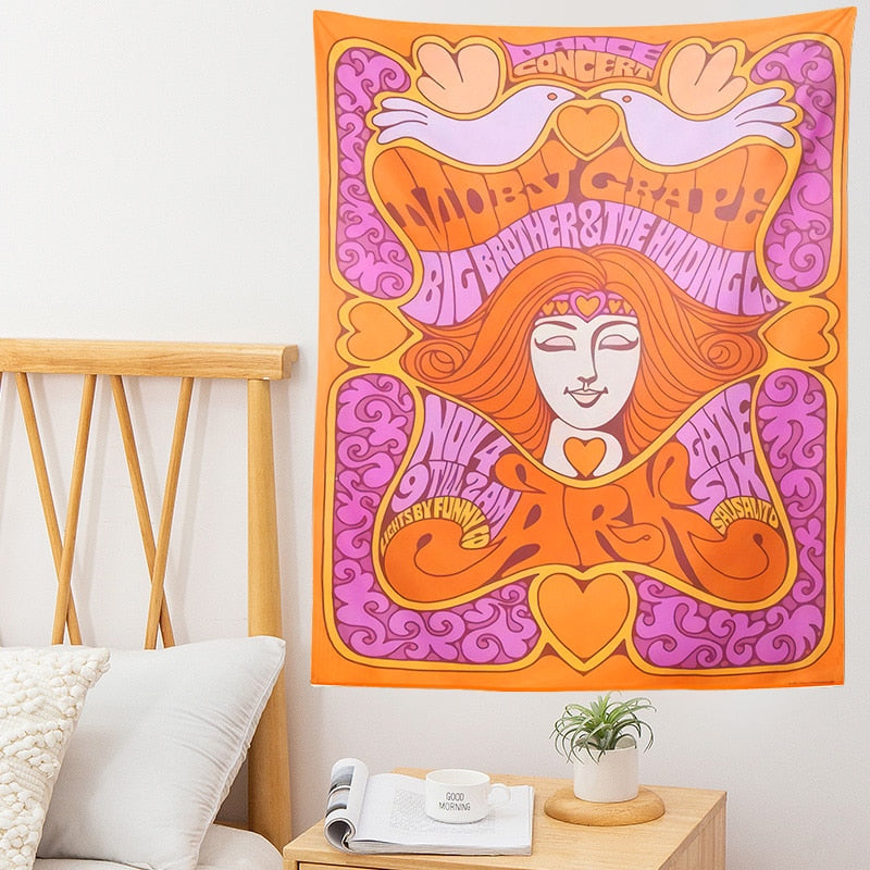 Retro Concert Tapestry