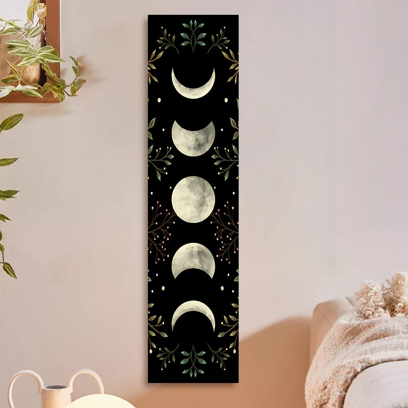 Vintage Moon Phase Tapestry