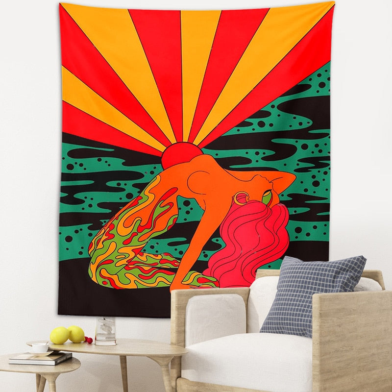 Sun Burst Tapestry