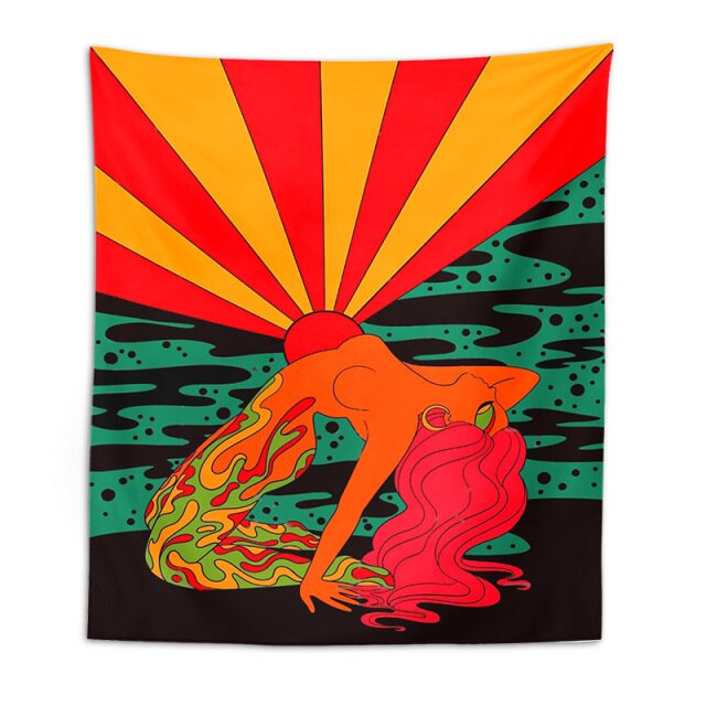 Sun Burst Tapestry