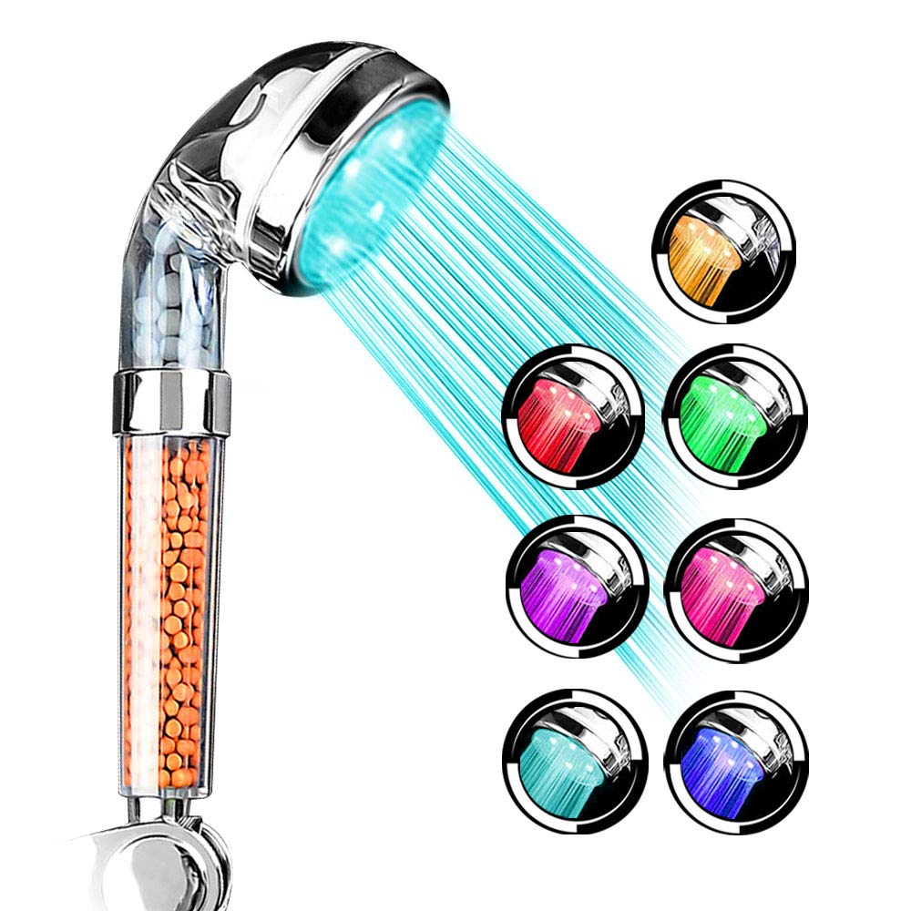 Purifying LED Shower Head