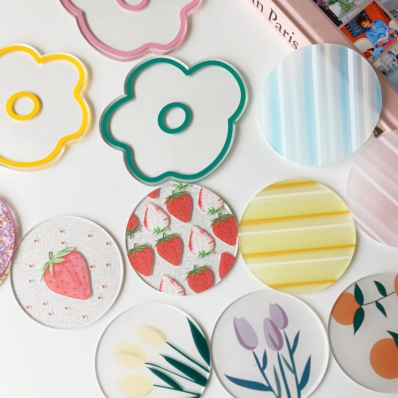 Flower Coasters