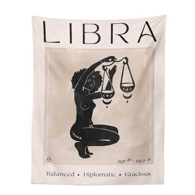 Natural Libra Tapestry
