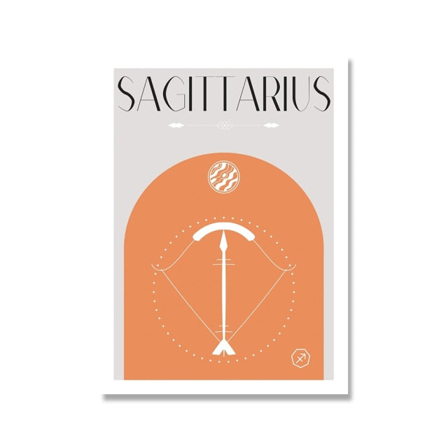 Sagittarius Pastel Poster
