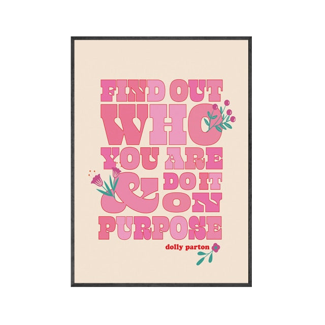 Who Are You? Inspirational Poster