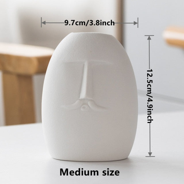 Nordic Face Vase