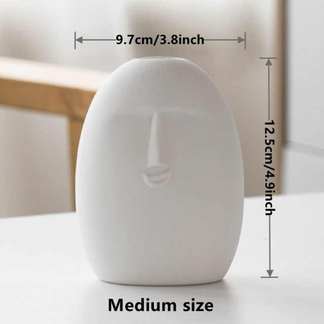 Nordic Face Vase