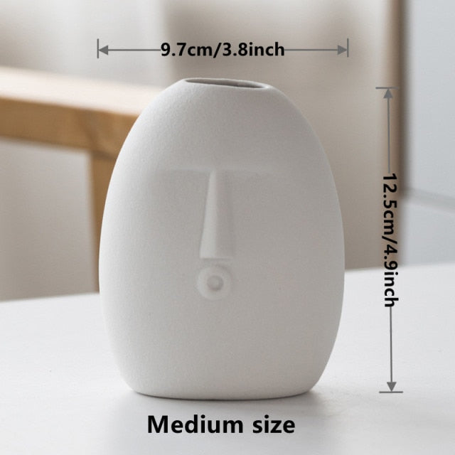 Nordic Face Vase