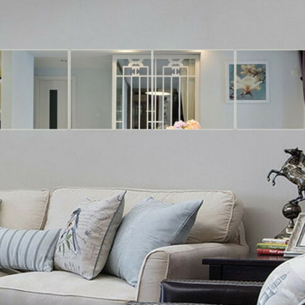 9 Piece Tile Mirrors