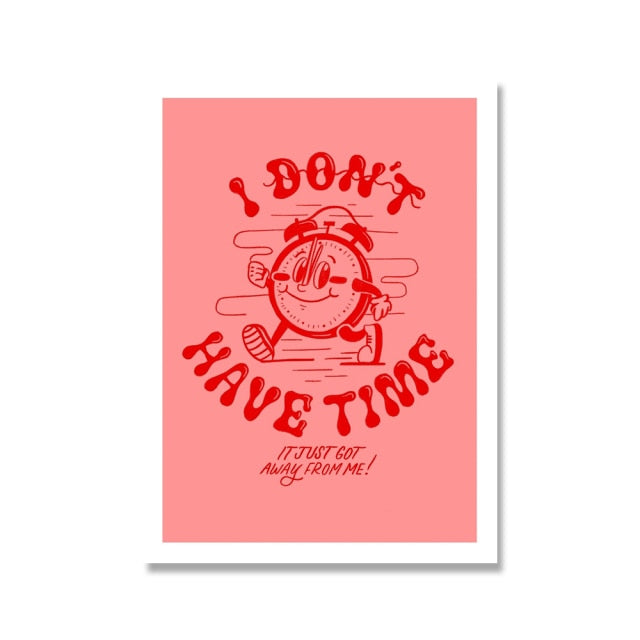 No Time Retro Print