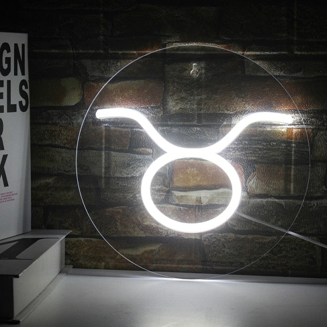 Taurus Neon Light Sign