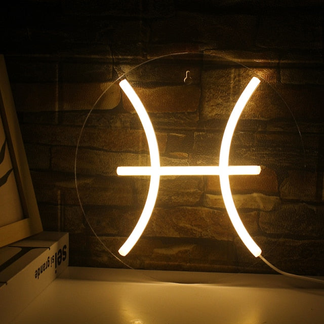Pisces Neon Light Sign