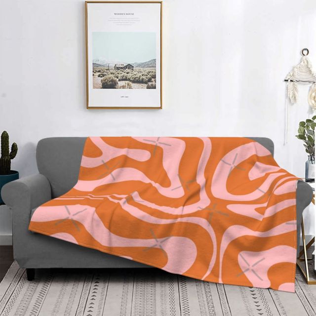 Pink Marble Blanket