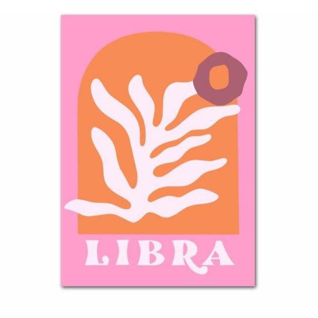 Libra Retro Poster