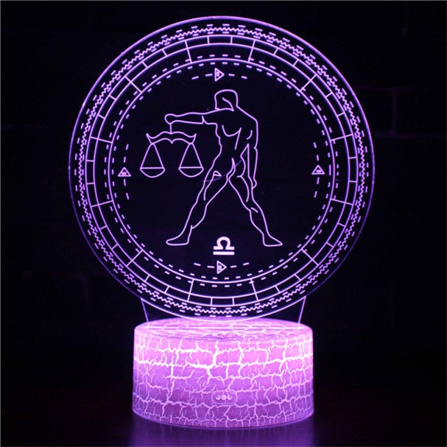 Libra 3D LED Lamp