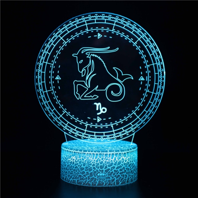 Capricorn 3D LED Lamp