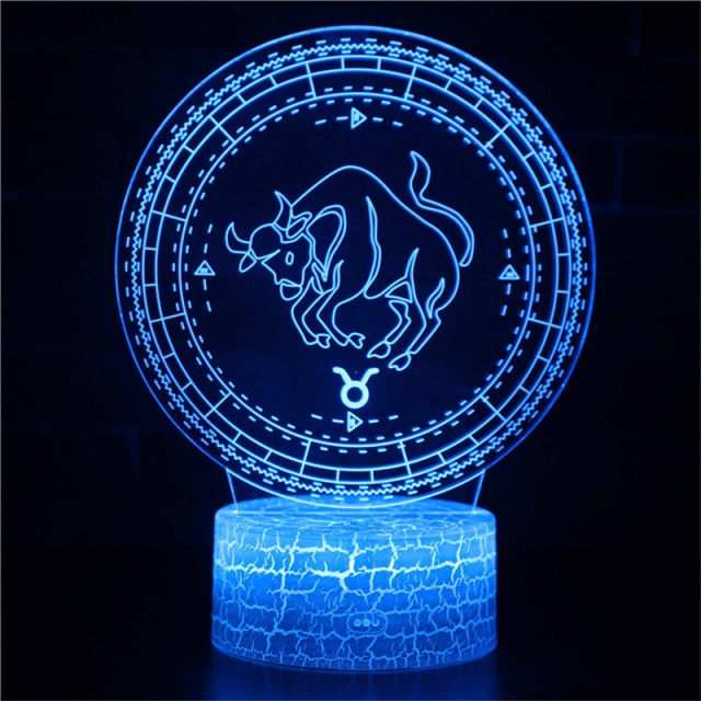 Taurus 3D LED Lamp