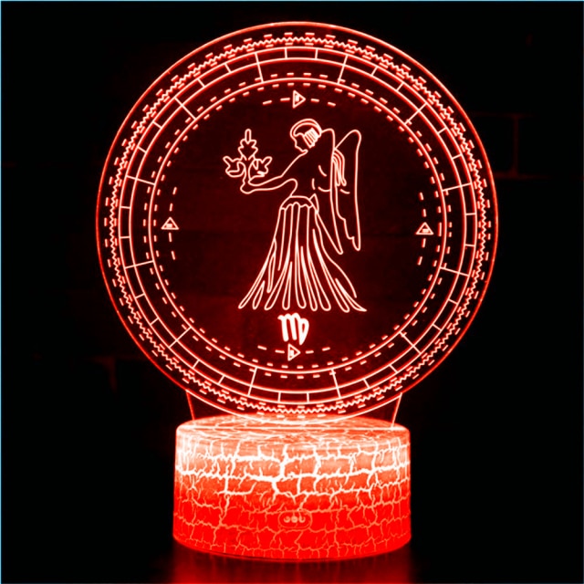 Virgo 3D LED Lamp