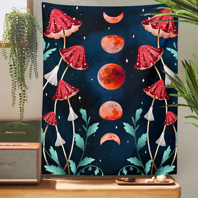 Moons & Shrooms Tapestry
