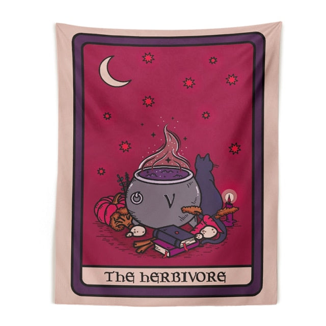 The Saboteur Gothic Tarot Tapestry