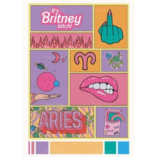 Pop Art Aries Poster