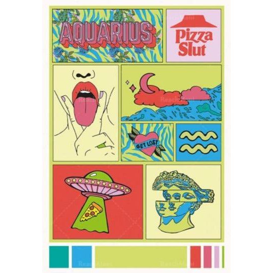 Pop Art Aquarius Poster