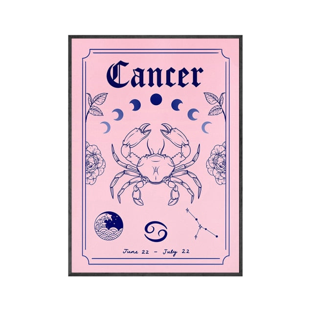 Cancer Pretty Pink Poster