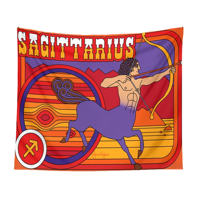 Vibes & Sagittarius Tapestry