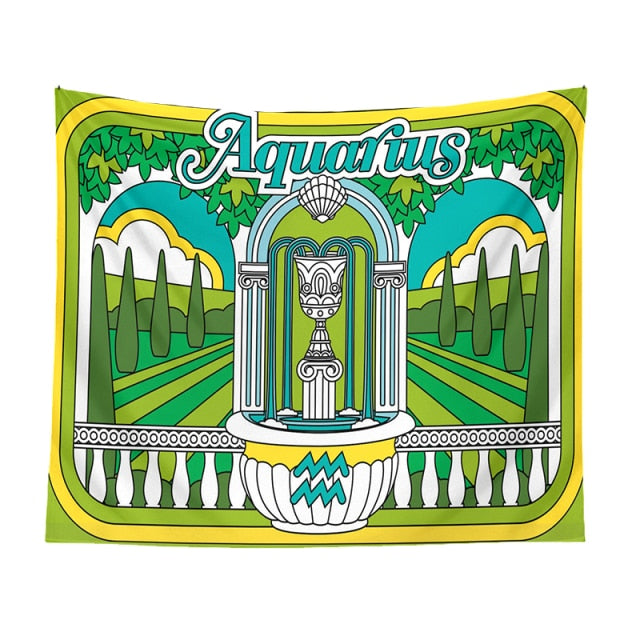 Vibes & Aquarius Tapestry