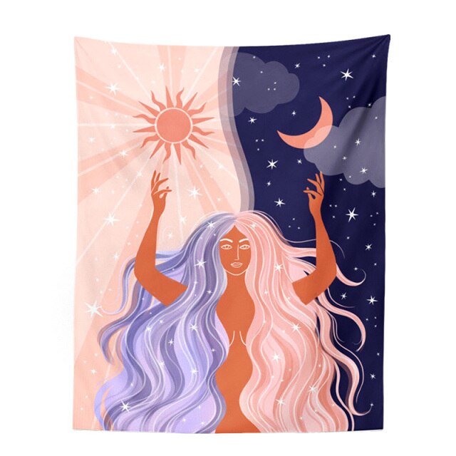 Yin & Yang Goddess Tapestry