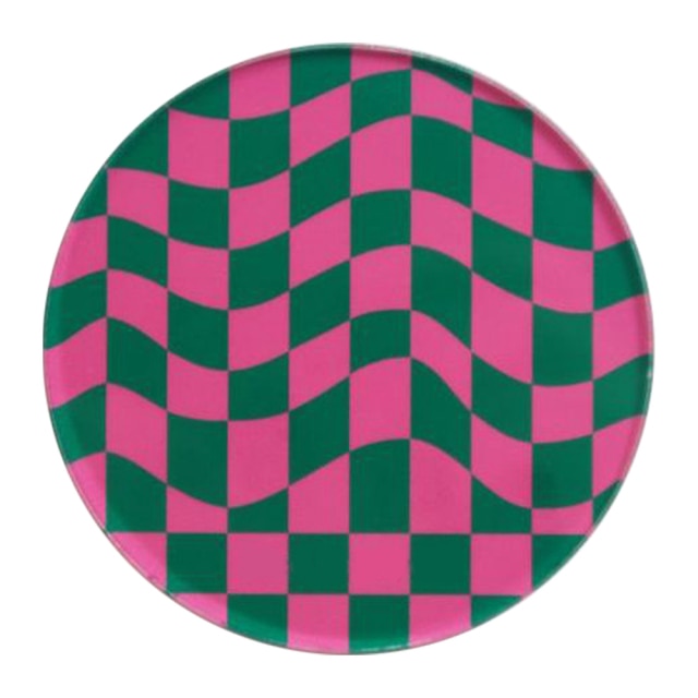 Decorative Checkerboard Coasters