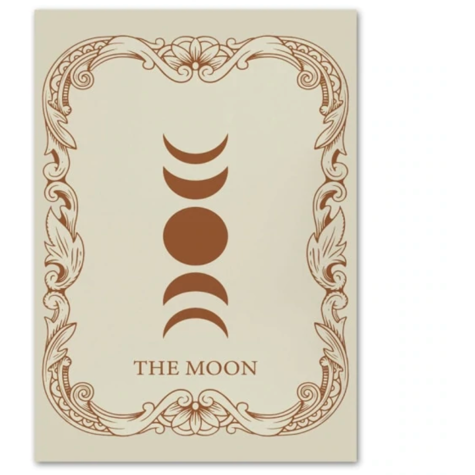 The Moon Vintage Tarot Print