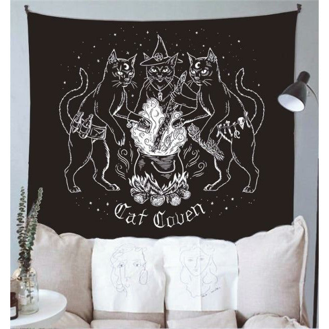 Cat Coven Tapestry