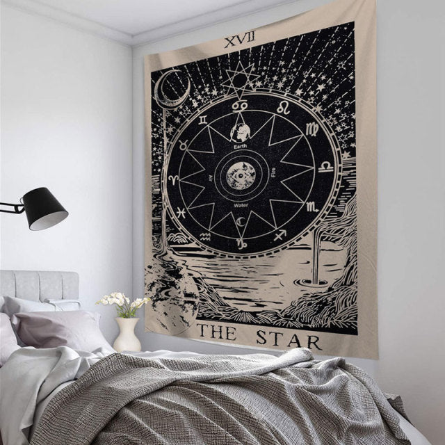 The Star Tarot Card Tapestry