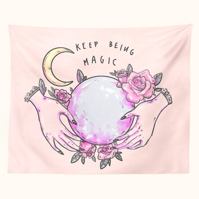 Keep Being Magic Tapestry