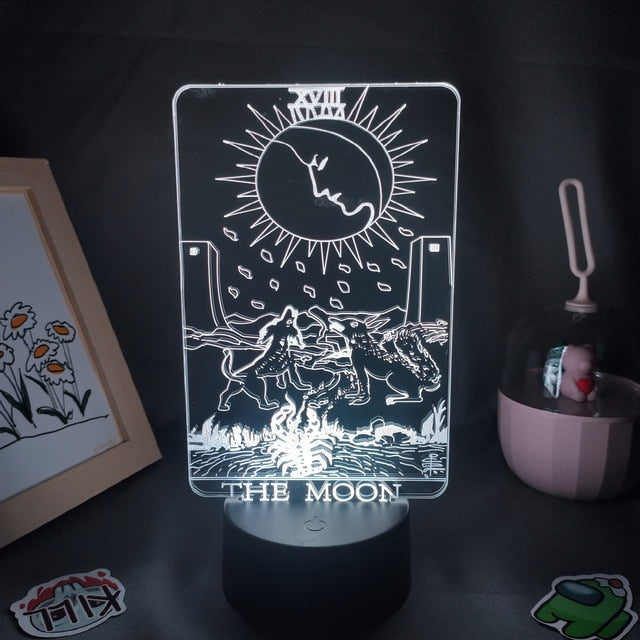 The Moon Tarot Lava Lamp
