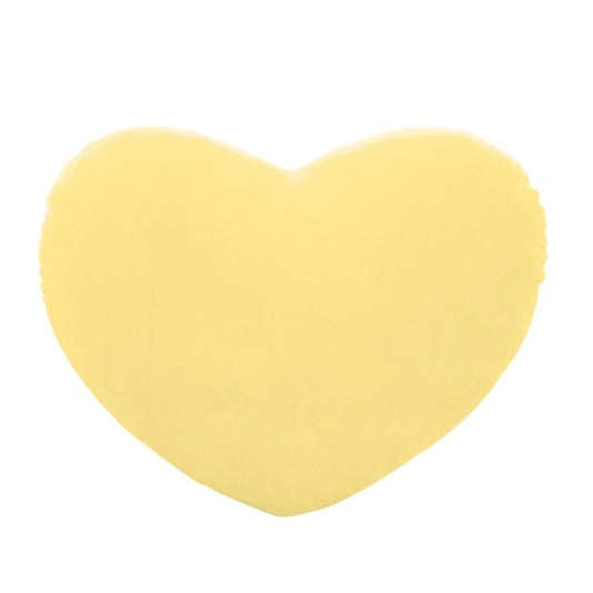 Yellow Heart Pillow