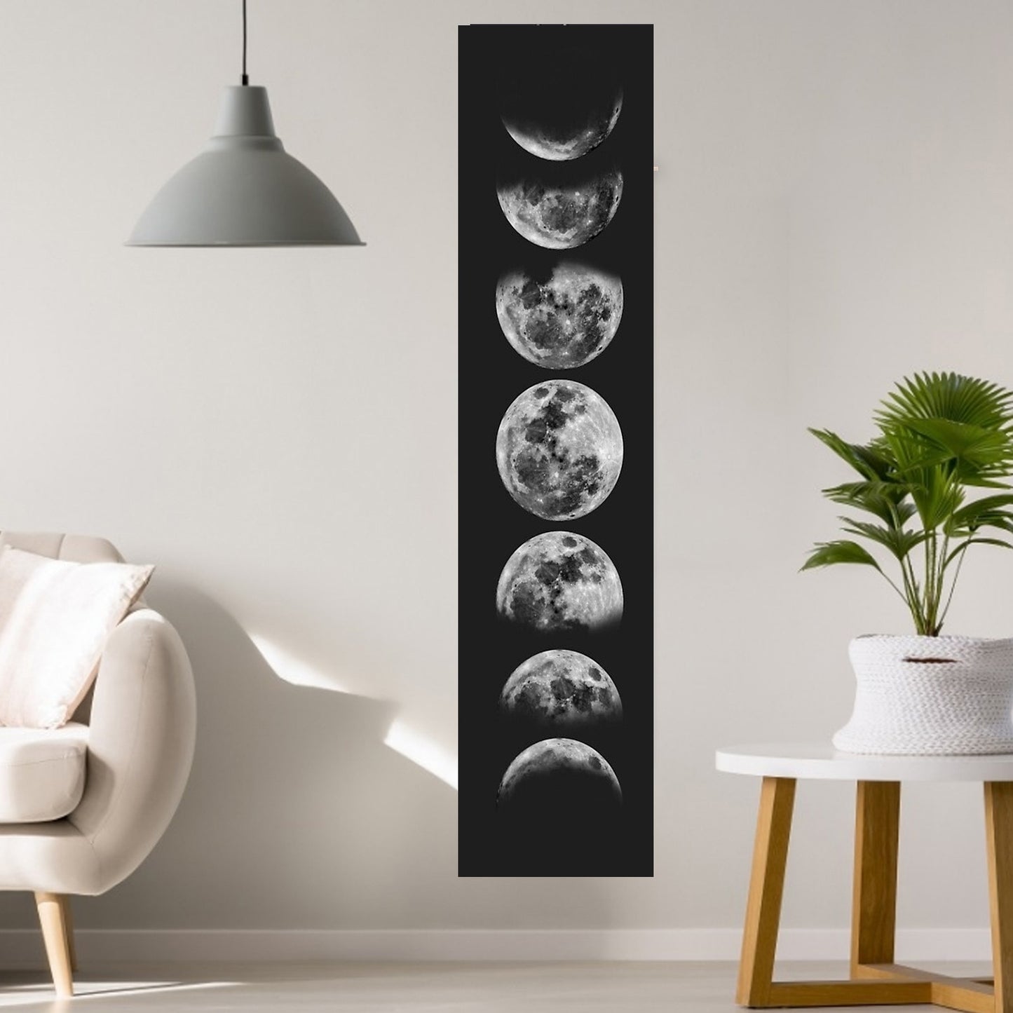 Modern Moon Phase Tapestry