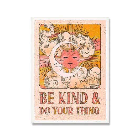 Be Kind Retro Poster