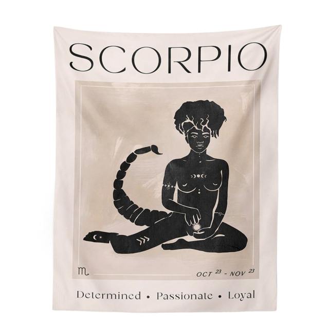 Natural Scorpio Tapestry