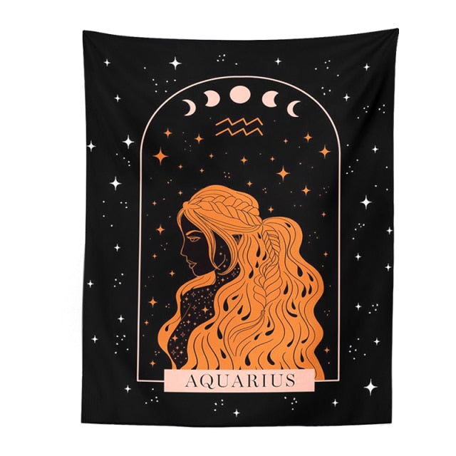 Aquarius Constellation Tapestry
